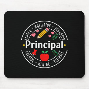 Principal Leader Motivator First Day Back To Schoo Mouse Mat