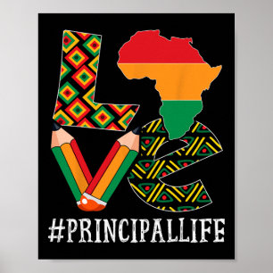 Principal Love Map African American Black History Poster