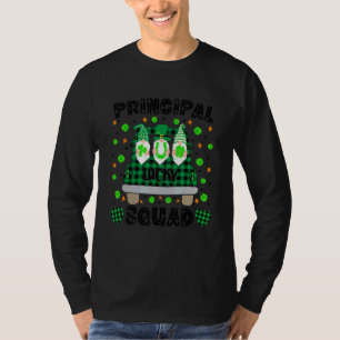 Principal Lucky Squad Funny St Patricks Day T-Shirt