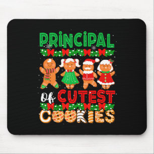 Principal Of Cutest Cookies Christmas Gingerbreads Mouse Mat