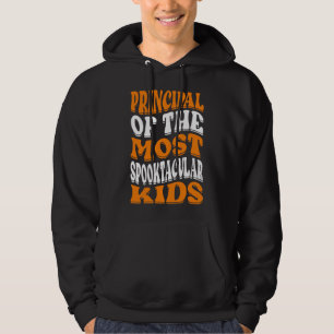 Principal of most 'spook'tacular kids Halloween Hoodie