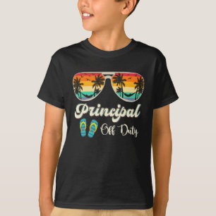 Principal Off Duty Sunglasses Sunset Beach Summer T-Shirt