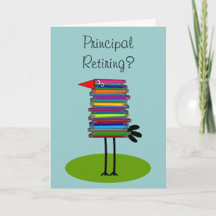 Principal Retirement Greeting Card