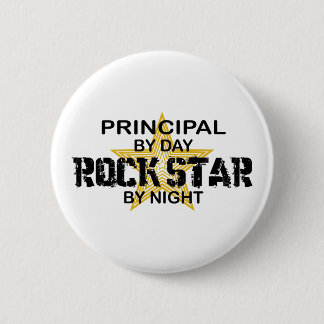 Principal Rock Star by Night 6 Cm Round Badge