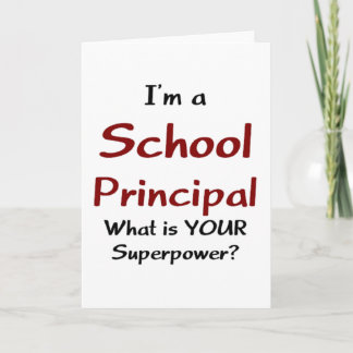 principal school card