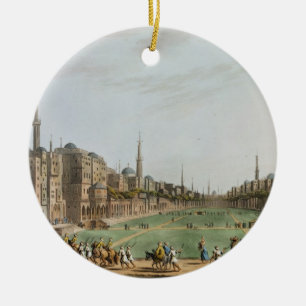 Principal Square in Grand Cairo, with Murad Bey's Ceramic Tree Decoration