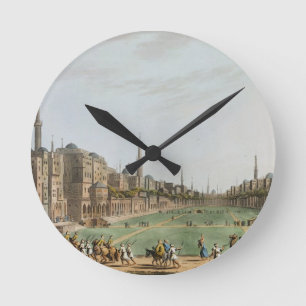 Principal Square in Grand Cairo, with Murad Bey's Round Clock