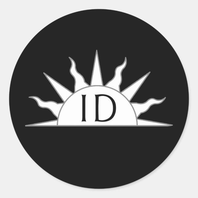 Principality of Insulae Draconis Populace Badge Classic Round Sticker (Front)