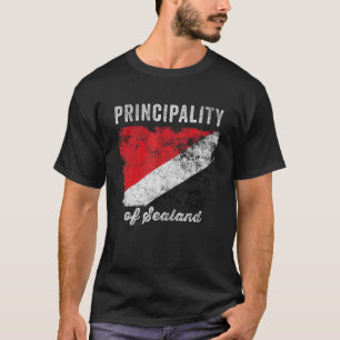 Principality of Sealand Flag Distressed - Sealande T-Shirt