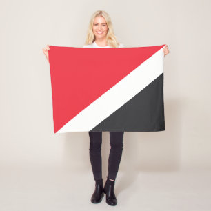 Principality of Sealand Flag Fleece Blanket