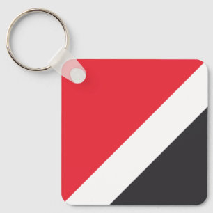 Principality of Sealand Flag Key Ring