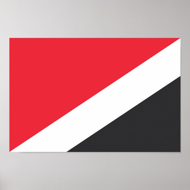 Principality of Sealand Flag Poster (Front)