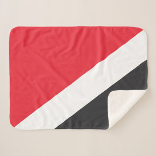 Principality of Sealand Flag Sherpa Blanket