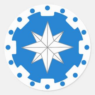 Principality of Tir Mara Populace Badge Classic Round Sticker