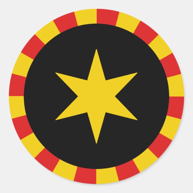 Principality of Vindheim Populace Badge Classic Round Sticker (Front)