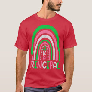 Principals cute rainbow aka principal funny  T-Shirt