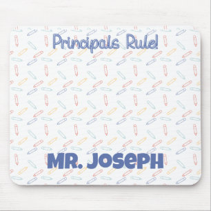 Principal's Rule Customisable Colourful Mouse Mat