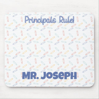Principal's Rule Customisable Colourful Mouse Mat