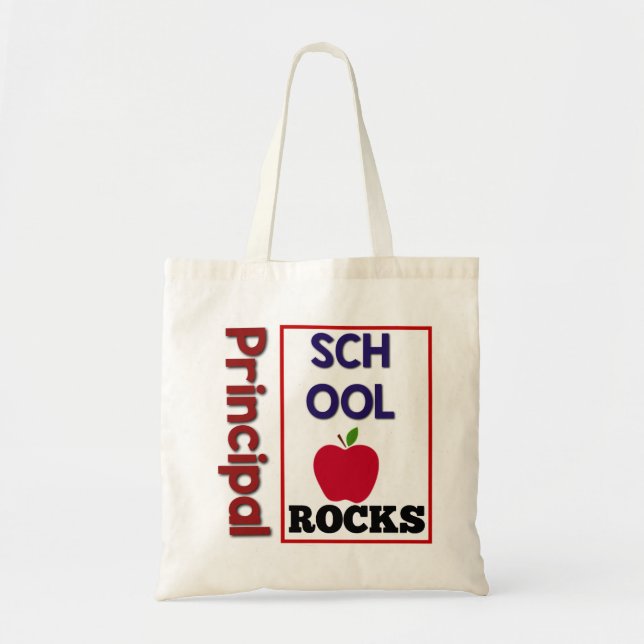 Principal's School Rocks Tote Bag (Front)