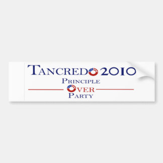 Principle Over Party Tancredo 2010 Bumper Sticker