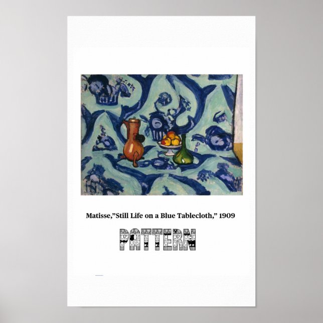 Principles of Art - Pattern, Matisse Poster (Front)