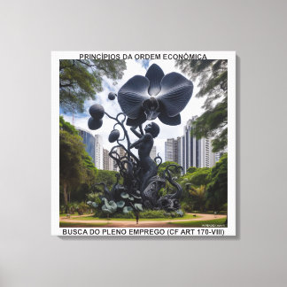 PRINCIPLES OF ECONOMIC ORDER - TENDED CANVES CANVAS PRINT