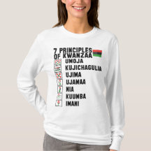 Principles of Kwanzaa Black Text 
