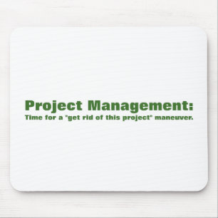 Principles of project management mouse mat