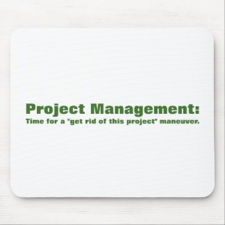 Principles of project management mouse mat