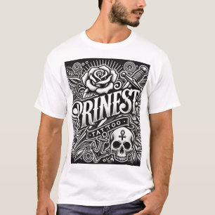 Prinest Tattoo Art T-Shirt Design