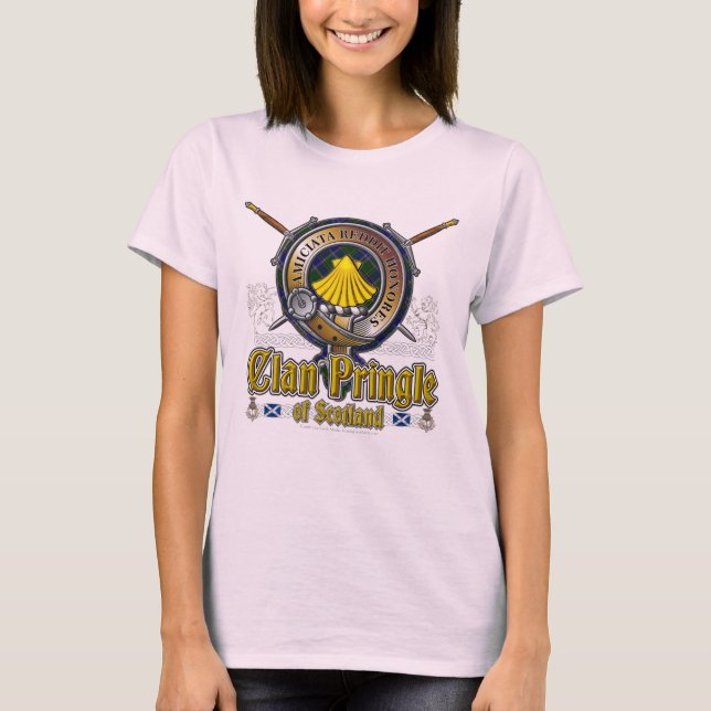 Pringle Clan Badge T-Shirt (Front)