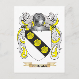 Pringle Coat of Arms (Family Crest) Postcard
