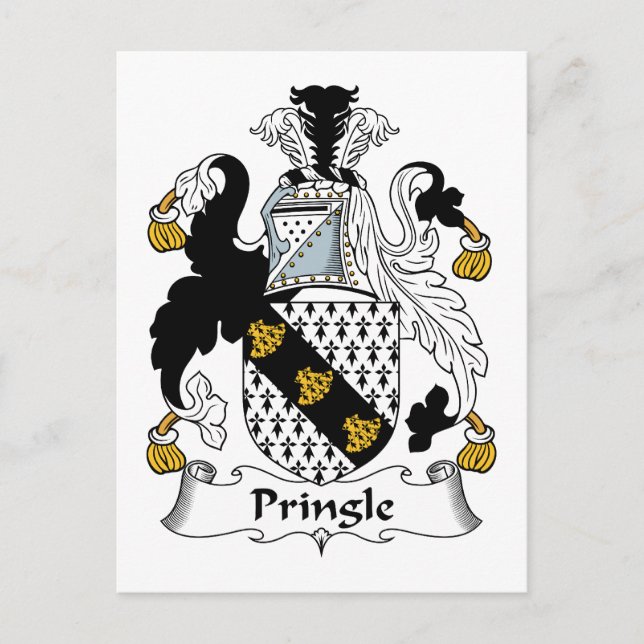 Pringle Family Crest Postcard (Front)