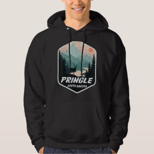 Pringle South Dakota Sd Mountains Hike Hiking Souv Hoodie