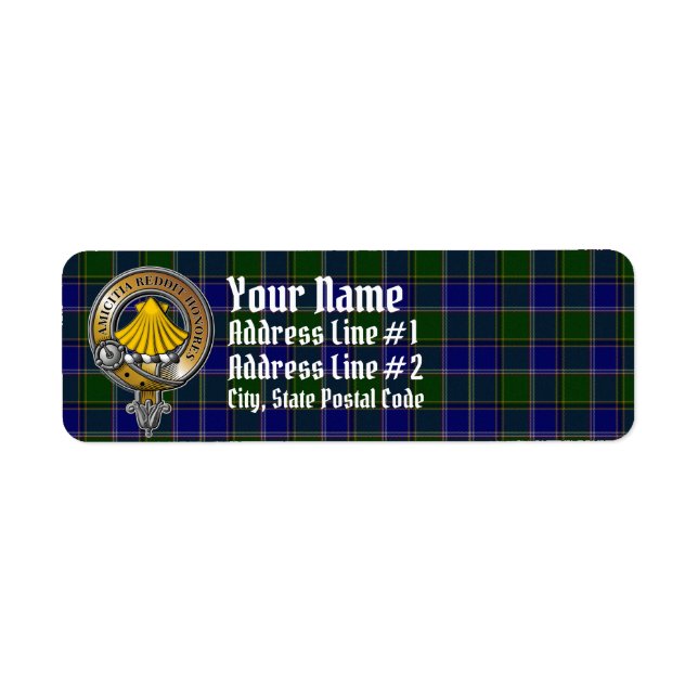 Pringle Tartan & Badge (Front)