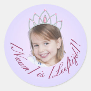 Prinsessen Foto Sticker – Lavendel Gradiënt