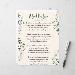 Print - Annie Johnson Flint 'He Giveth More Grace'
