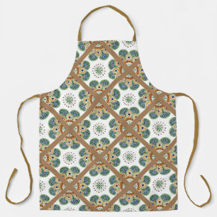 Print Apron Country Cottage style