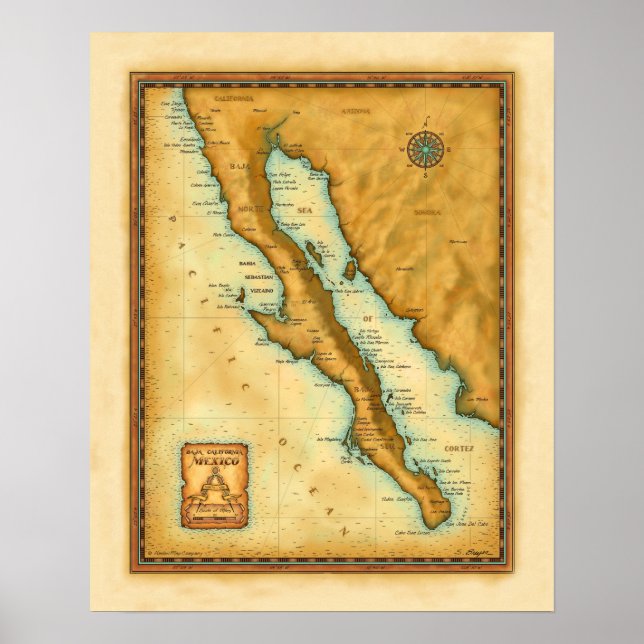 Print, Baja 16 x 20 Poster (Front)