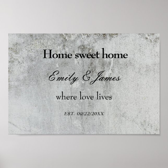 Print Custom Wall Art Farmhouse Home Decor Poster (Front)