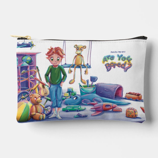 Print Cut Sew Bag - Are You Bored? (Front)