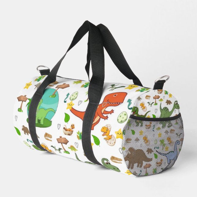 Print Cut Sew Bag Duffel Dinosaur Wildlife  (Right Corner)