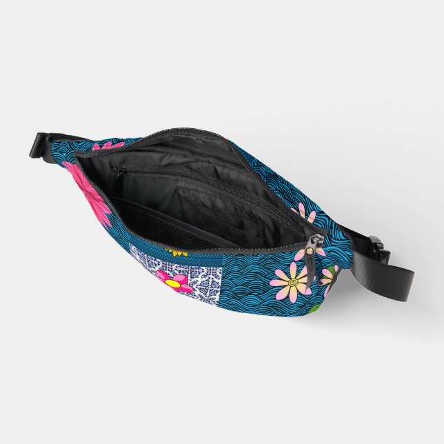Print Cut Sew Bag Floral  (Open)