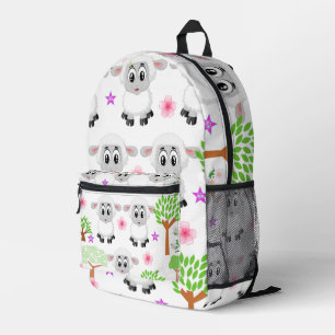 Print Cut Sew Bag Floral Sheep