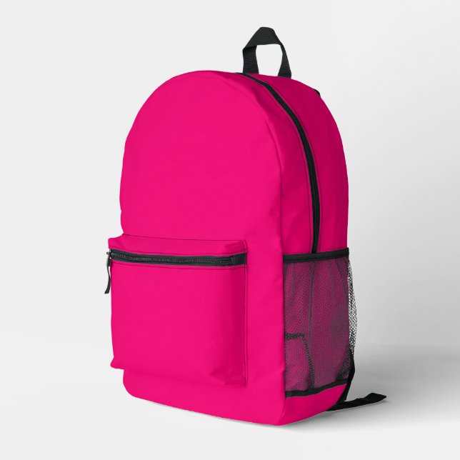 Print Cut Sew Bag Hot Pink  Fuschia  (Back Corner Right)