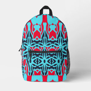 Print Cut Sew Bag, Multi colour creative design  Printed Backpack