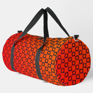 Print Cut Sew Bag Orange black modern design