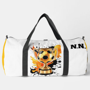 Print Cut Sew Bag- Personalised Large Football Duffle Bag