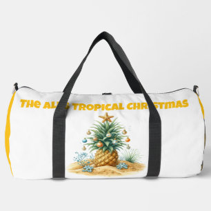 Print Cut Sew Bag-Personalised Tropical Xmas Bag
