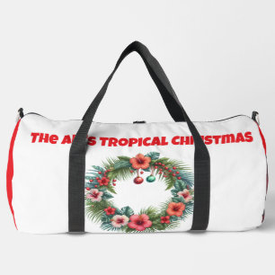 Print Cut Sew Bag-Personalised Tropical Xmas Bag